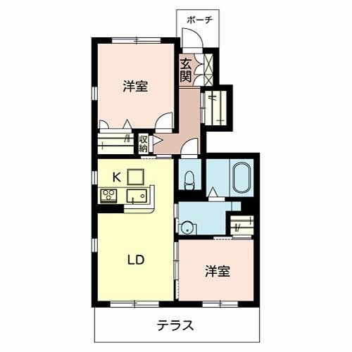 シャーメゾン　ソシアル　御立東の物件間取画像