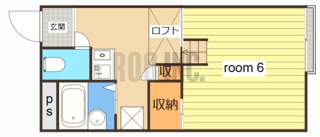 サニーフラット構の物件間取画像