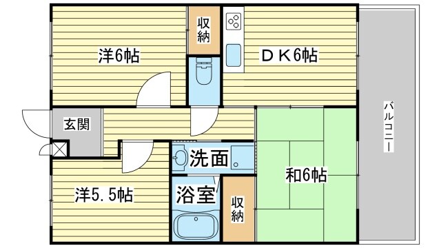 物件間取画像