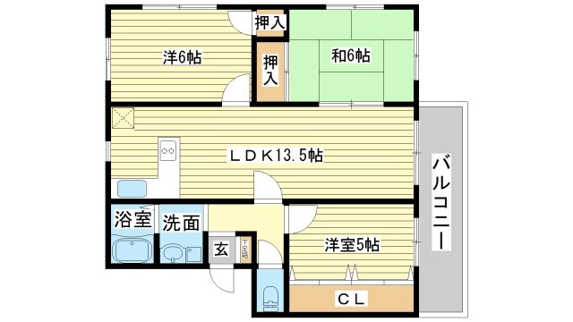 コーポエム・エヌ・中島の物件間取画像