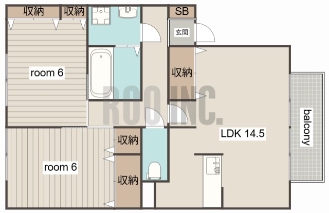 ラティルスの物件間取画像