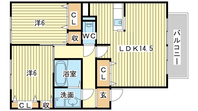 ラティルスの物件間取画像