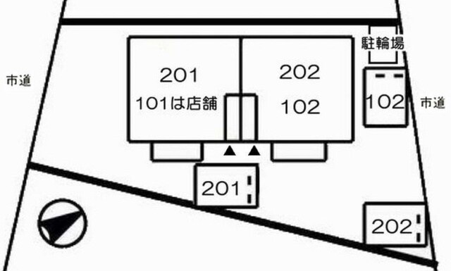ハイツ渚の物件外観写真