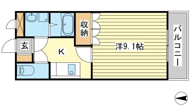 カーサ・キアーラの物件間取画像