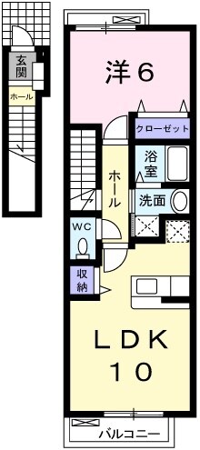 ピエデルモンテ・Ｍ　Ａの物件間取画像