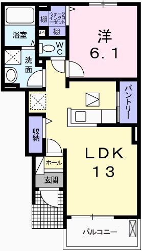 リビエールⅢの物件間取画像