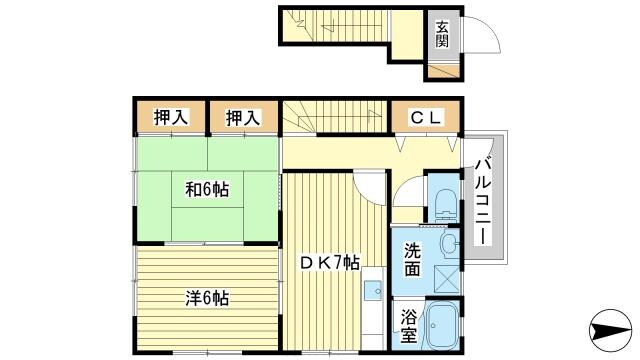 Ｔハイツの物件間取画像