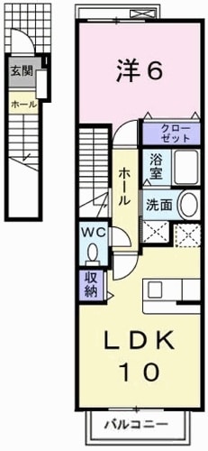 アンジェリカⅡの物件間取画像