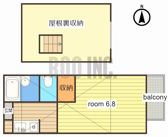 物件間取画像