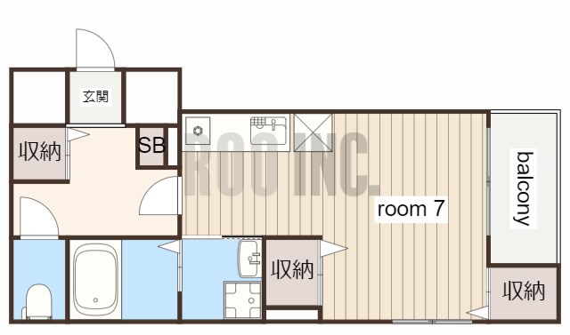 Clair市役所前の物件間取画像
