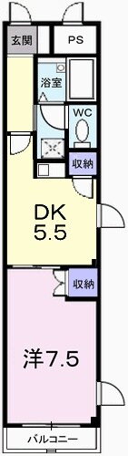 メゾンソレイユの物件間取画像