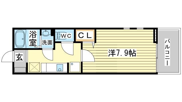 アラモードＦⅡの物件間取画像