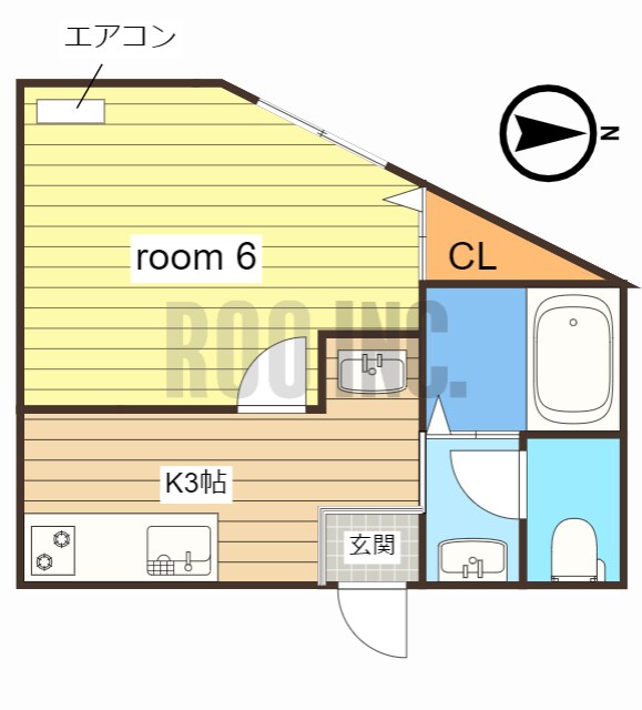 リープラス青山北の物件間取画像