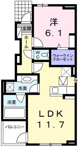 ラ・ポールの物件間取画像