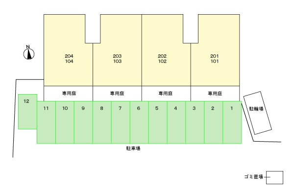 グランドゥールＣの物件外観写真
