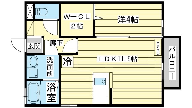 エクセル熊見の物件間取画像