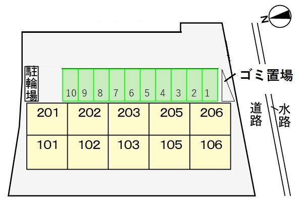エムカーサの物件外観写真