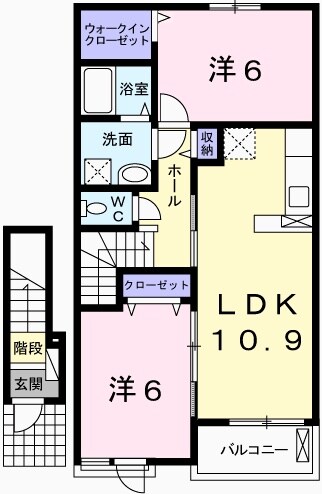 ルーチェ　カーサⅡの物件間取画像