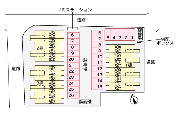 フロレゾンⅠの物件外観写真