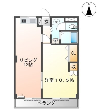 エスポワールＪＵＮ１番館の物件間取画像