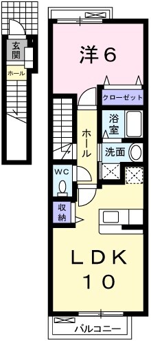 フローリアン・Ｆの物件間取画像