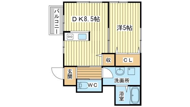 グレース古川Ⅱの物件間取画像