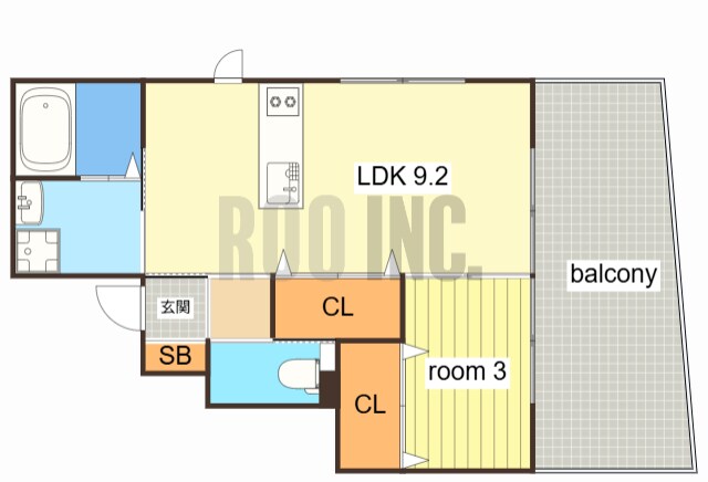 ラグーナ坂元の物件間取画像