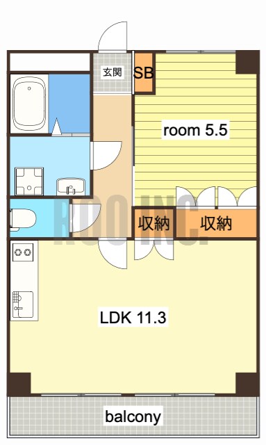 メゾンミルキーウェイⅠの物件間取画像