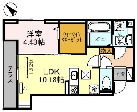 ボナールゲートの物件間取画像