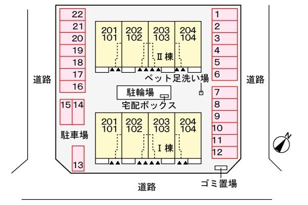 赤穂市アパート２の物件外観写真