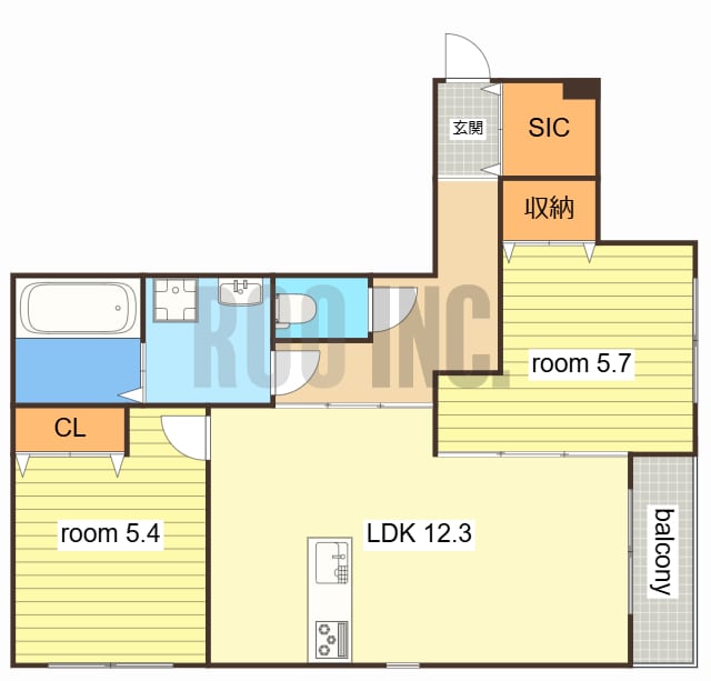 GRAN S RESIDENCE HIMEJIの物件間取画像