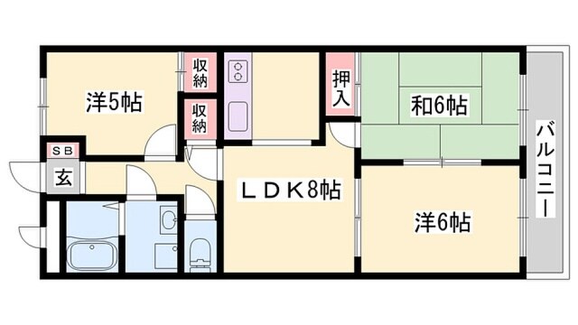 ハイクリスタルの物件間取画像