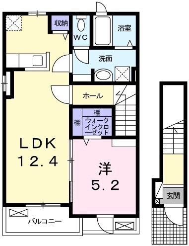 ラヴィベール　Ａの物件間取画像