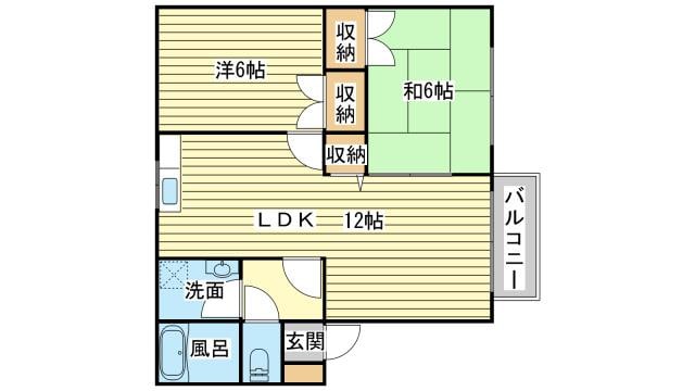 サンコートの物件間取画像