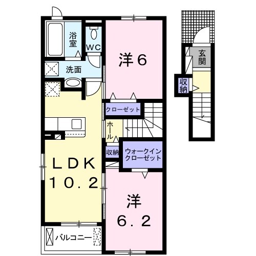 フォレストヴィラの物件間取画像