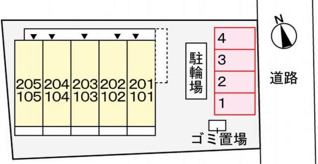 プラシード三宅の物件外観写真