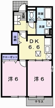 モン・シャトーの物件間取画像