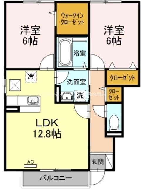 アドラブール　Ｂ棟の物件間取画像