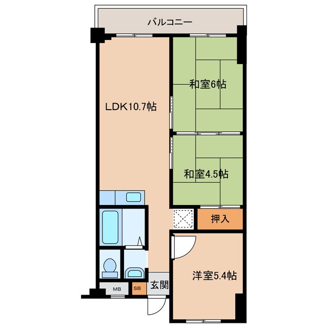 メゾン三田赤坂の物件間取画像