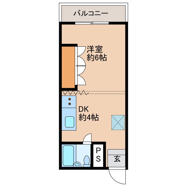 後呂マンションⅡの物件間取画像