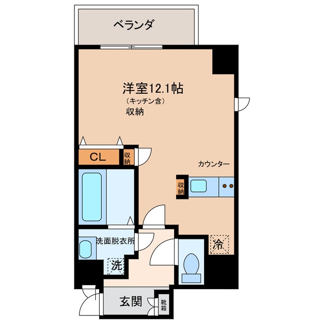 ONLYONE三田駅前の物件間取画像