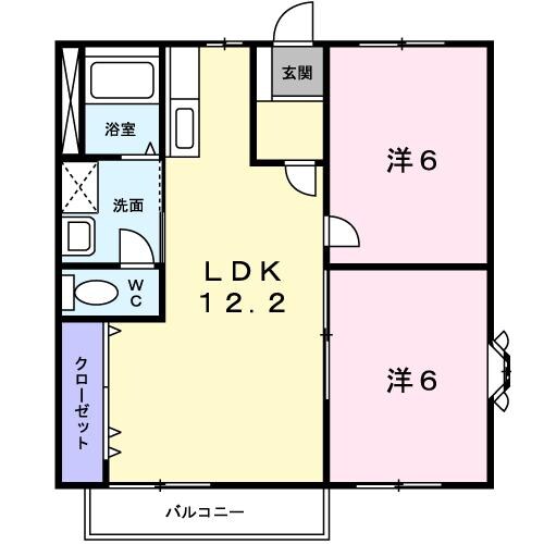 ファミール本田パートⅥの物件間取画像