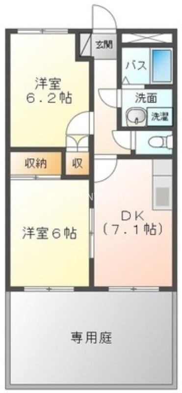 クレストールの物件間取画像