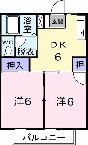 シティハイツ平成の物件間取画像