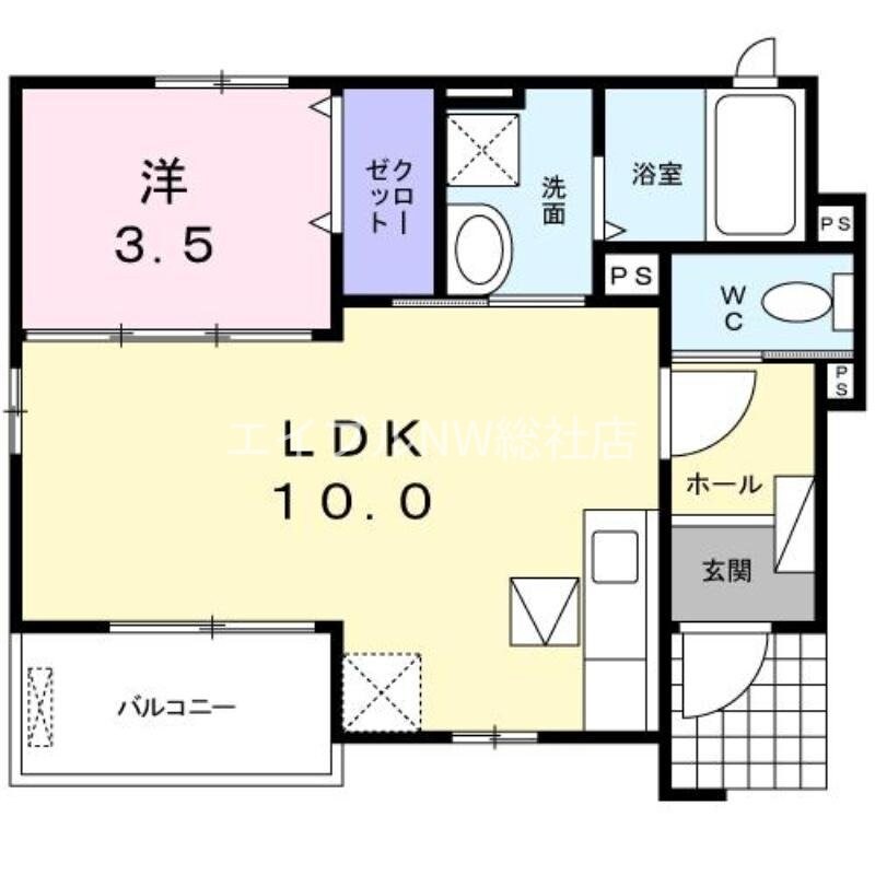 グラースメゾン・フランＡの物件間取画像