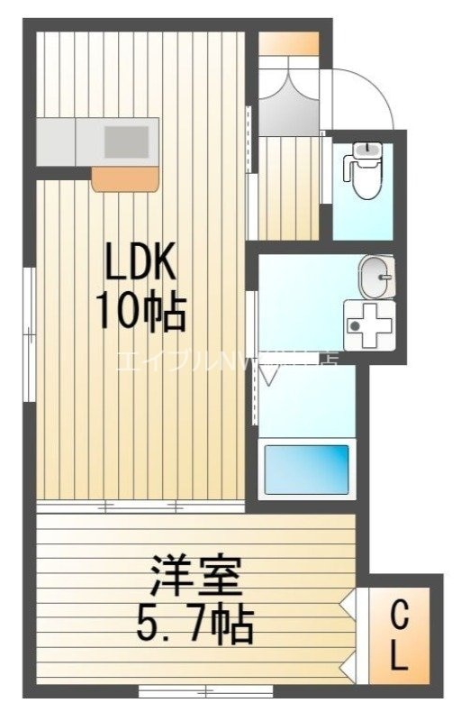 La・maison Ⅱの物件間取画像