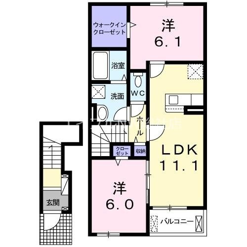 エヌ．プレスト　Ⅱの物件間取画像