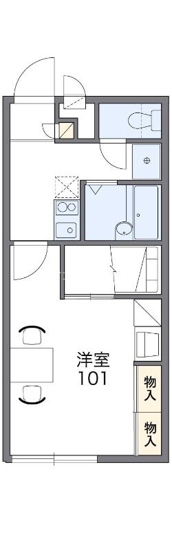 レオパレスNAGAMATIの物件間取画像