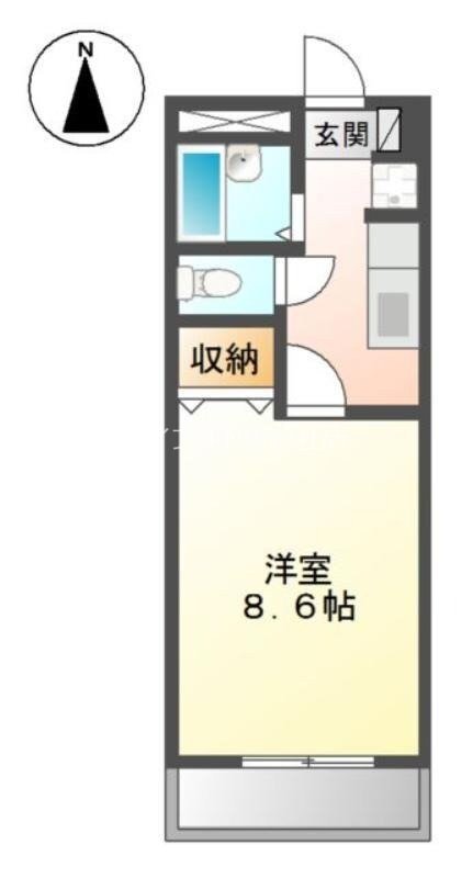 サンタプレイスの物件間取画像