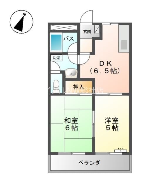 エスポワール小野の物件間取画像